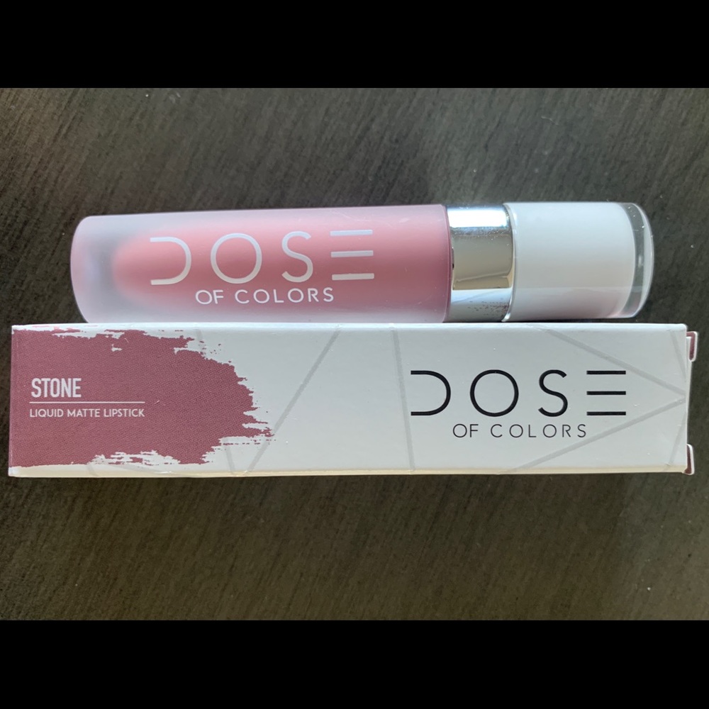 Dose of Colors liquid lip in Stone